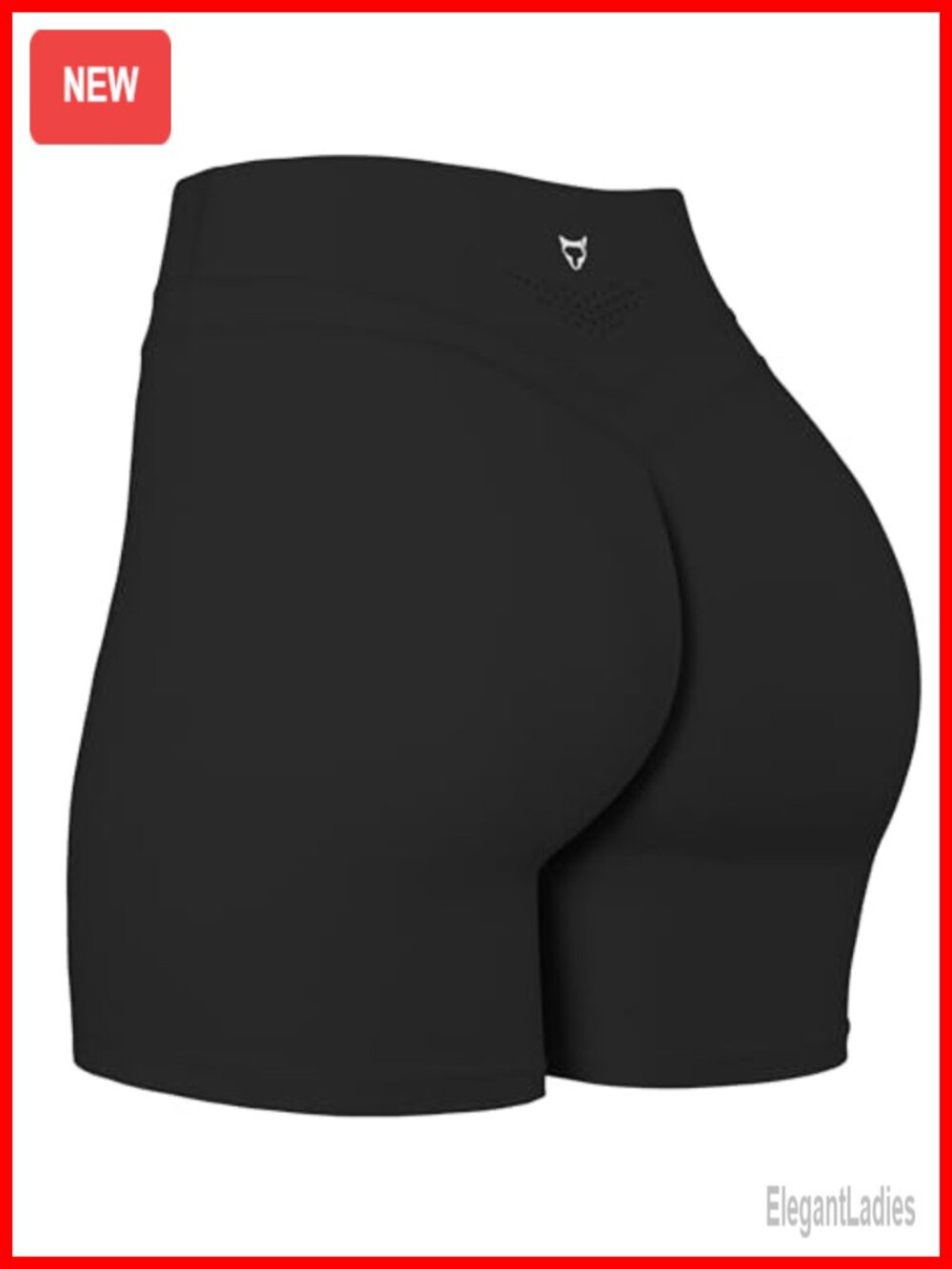 Women's High Waist Biker Shorts 5" Inseam 4 Way Stretch Nylon Yoga Workout